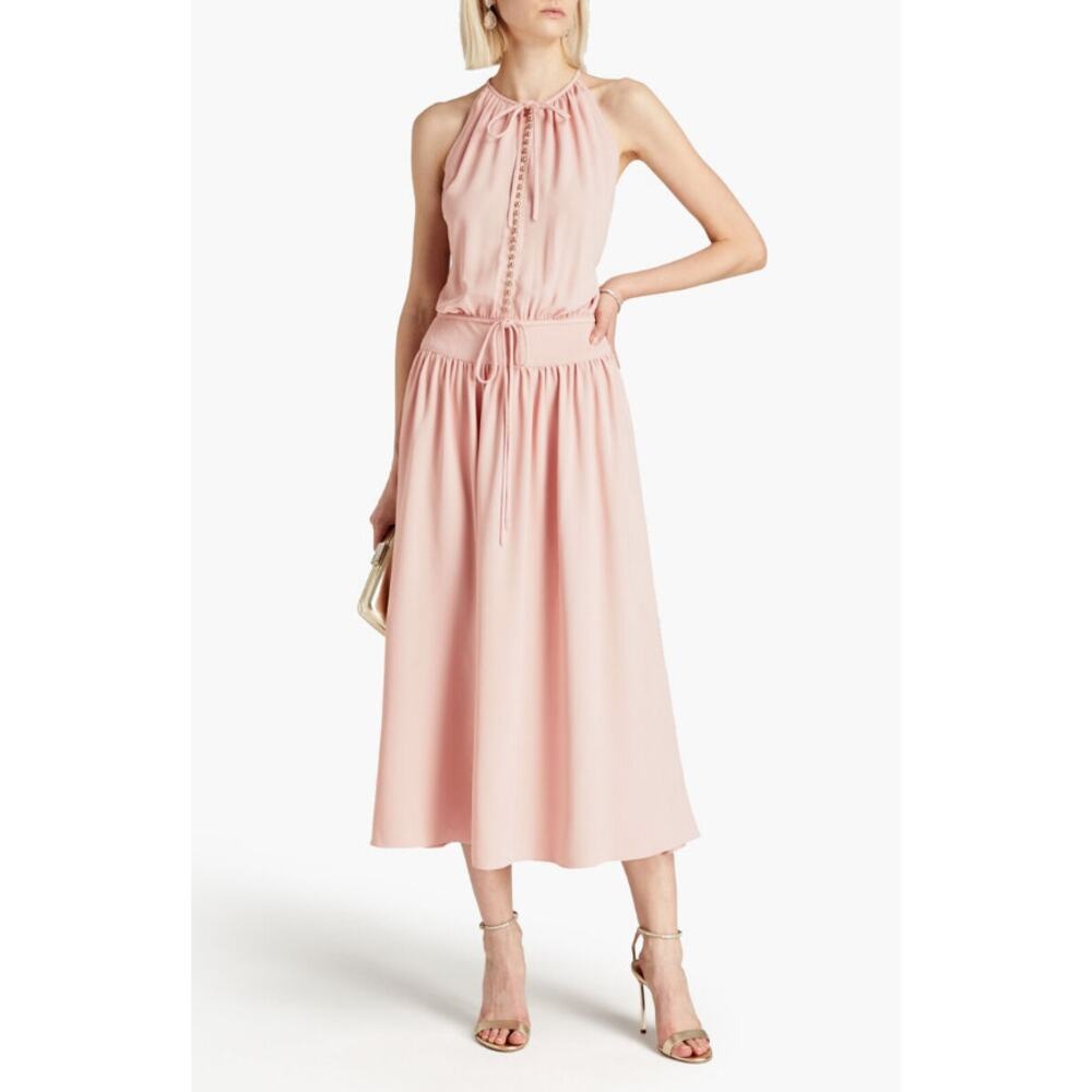 NWT Zimmermann A-Line Sleeveless Draped Back Midi Dress with Tags Sz M